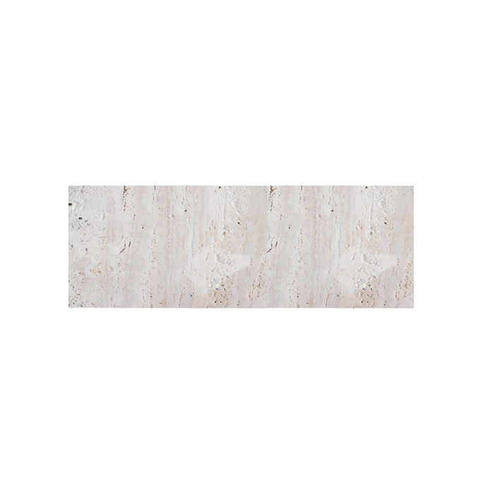 Washbasin top - White travertine - Marcel - 120 cm