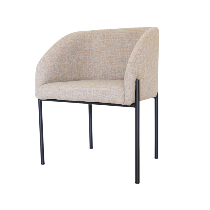 Silla de comedor - Royan - Beige oscuro