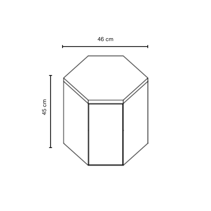 Marmeren bijzettafel Cube  - Onderstel van geborsteld staal - Blauw-wit marmer