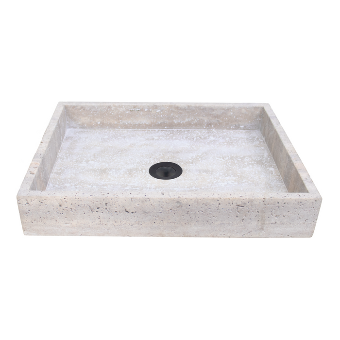 Washbasin George - Travertine White