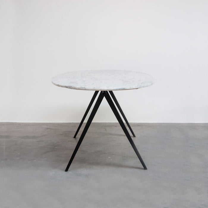 Ovalen tafel woonkamer Wit Marmer 200cm